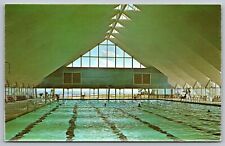 Jekyll Island Georgia Heated Indoor Swimming Pool Chrome UNP Postcard for sale  Shipping to South Africa