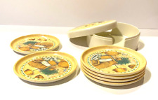 Vintage set melamine for sale  OLDHAM