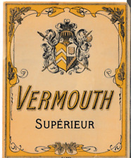 étiquettes ....vermouth d'occasion  Thann