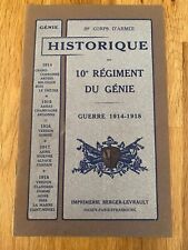 Historique régiment génie d'occasion  Épinal