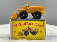 SCARCE 1960's Moko Matchbox #43B Aveling Barford Tractor,Mint in D2 box all orig for sale  Shipping to South Africa