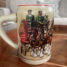 Budweiser Beer Stein Mug Clydesdales on Parade  1991 No Box, used for sale  Shipping to South Africa