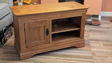 rustic oak tv stand for sale  CHELTENHAM