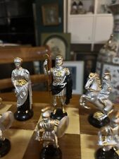 Schachfiguren zinn schachbrett gebraucht kaufen  Lübeck