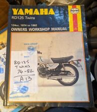 Haynes yamaha rd125 for sale  RADSTOCK