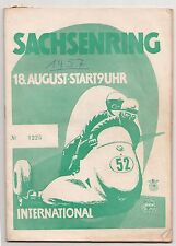 Sachsenring programm 1957 gebraucht kaufen  Oderwitz