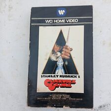 Usado, A CLOCKWORK ORANGE (1971) Stanley Kubrick 1º VHS WCI Home Video caixa grande comprar usado  Enviando para Brazil