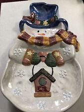 Ceramic snowman shaped for sale  Streator