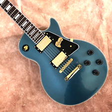 LP Custom 1957 Guitarra Elétrica Azul Antiga HHpickup Ferragem Dourada Captador HH, usado comprar usado  Enviando para Brazil