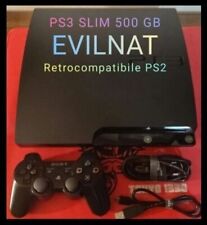 Ps3 Slim 500 GB Evilnat COBRA 4.91 + Dualshock 3 + 600 Giochi Ps2 Ps1 NO Ps4 Ps5 na sprzedaż  Wysyłka do Poland