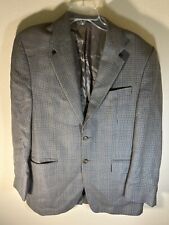 Blazer masculino Ralph Lauren 42R blazer casaco esportivo xadrez marrom jaqueta lã seda vintage comprar usado  Enviando para Brazil