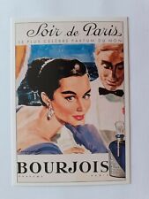 CPM Ed. ATLAS Parfum BOURGEOIS Soir de Paris, 1957 - sleeve, occasion d'occasion  Chaniers