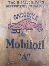 Used, Rare Mobil Oil **Gargoyle** “Mobil Oil A”Wooden Box Crate No Reserve Auction for sale  Shipping to South Africa