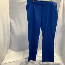 Used, Greys Anatomy Womens 6 Pocket Tie Front Straight Leg Royal Blue Scrub Pant Sz XL for sale  Shipping to South Africa