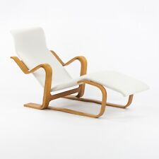 1960s Marcel Breuer for Knoll Isokon Chaise Lounge Chair New White Upholstery for sale  Shipping to South Africa