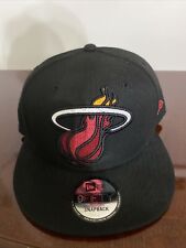 Gorra Sombrero Ajustable Miami Heat New Era 9FIFTY Snapback Negro NBA segunda mano  Embacar hacia Argentina