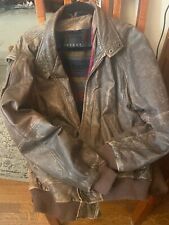 distressed leather jacket for sale  Santa Monica
