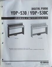 Yamaha YDP-S30 and YDP-S30C Digital Piano Original Overall Circuit Diagram Sheet for sale  Shipping to South Africa