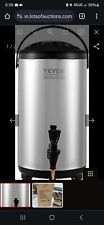 VEVOR Insulated Hot & Cold Beverage Dispenser Server 2.4 Gallon Stainless Steel, used for sale  Shipping to South Africa