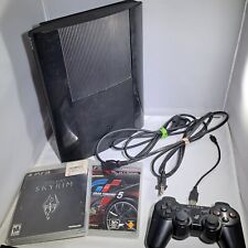 Sony PlayStation 3 PS3 Super Slim CECH4001B Console Controller Cords Games Lot!! for sale  Shipping to South Africa