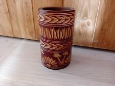 Vintage...retro...wooden vase. for sale  ST. AUSTELL