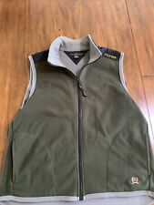 TOMMY HILFIGER GREEN FLEECE VEST SIZE Medium EUC GRAY for sale  Shipping to South Africa