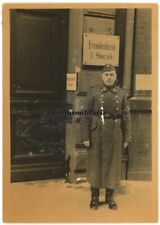 Oryg. Zdjęcie żołnierza przy Schild Fremenheim Skoczek w KÖNIGSBERGU Rosja 1941, używany na sprzedaż  Wysyłka do Poland