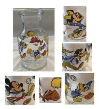 Jarro de suco de vidro vintage Disney 64 oz Mickey Mouse Minnie Pateta comprar usado  Enviando para Brazil