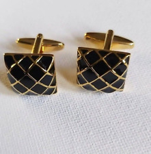 Men cufflinks black for sale  LONDON