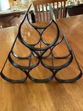 Wrought Iron Mid Century Wine Rack After Umanoff, Countertop Cabinet Wine Holder for sale  Shipping to South Africa