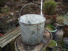 Vintage galvanized bucket for sale  APPLEBY-IN-WESTMORLAND