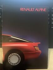 Brochure renault alpine d'occasion  Saint-Savin