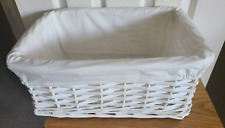 white wicker baskets liners for sale  WOKINGHAM