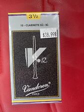 Usado, Palhetas de clarinete Vandoren V12 Bb força 3,5 caixa com 10 comprar usado  Enviando para Brazil