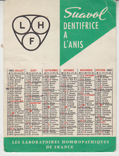 Mini calendrier 1963 d'occasion  Cazouls-lès-Béziers