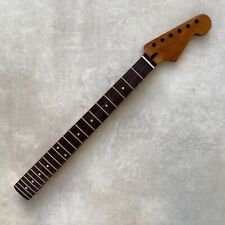 Mástil de guitarra de 22 trastes de arce tostado para Stratocaster Strat palo de rosa nitro satén segunda mano  Embacar hacia Argentina