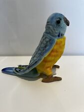 Hansa Blue Budgie Budgerigar Bird 4653 Soft Toy Plush for sale  Shipping to South Africa
