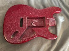 Cuerpo de guitarra eléctrica Squier by Fender Stratocaster Strat roja brillante segunda mano  Embacar hacia Argentina