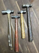 Used, Vintage Group of Ball Peen HAMMERS, Plumb, Stanley,  Pexto for sale  Shipping to South Africa