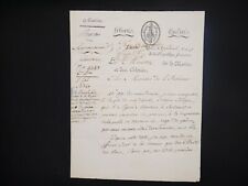 Manuscrit ministre marine d'occasion  Paris I