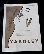 1953 advert yardley for sale  RICHMOND