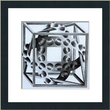 M.C. Escher - Cubo com fitas mágicas galeria personalizada impressão emoldurada   comprar usado  Enviando para Brazil