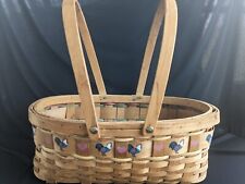Vintage woven basket for sale  West Peterborough
