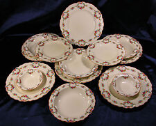 CROWN DUCAL RARE EMPIRE #2016 ASST DINNER SERVICE 14-PC  for sale  Shipping to Canada