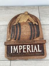 Placa vintage imperial Hiram Walker espíritos de uísque papel machê como design raro comprar usado  Enviando para Brazil