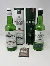 Laphroaig Empty Bottles Malt Scotch Whisky - 15 Years Limited Edition + 10 Years for sale  Shipping to South Africa