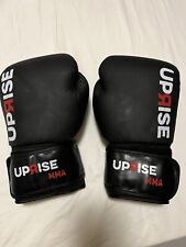 Luvas de boxe Uprise MMA e caneleiras de muay thai conjunto de kickboxing 14 oz P/M Fuji, usado comprar usado  Enviando para Brazil