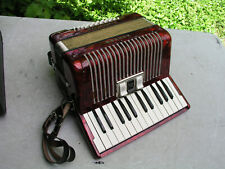 Beautiful red accordion for sale  Shipping to Ireland