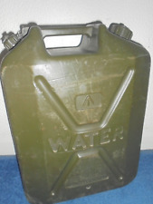 Green Plastic Water jerry can, 1965 Genuine British Army 20 litre water carrier. for sale  Shipping to South Africa