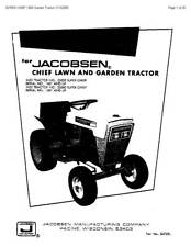 jacobsen manual for sale  Houston